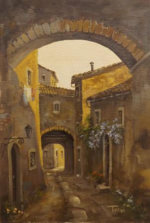 Art work by Luciano Torsi Colle Val d'Elsa - oil canvas 