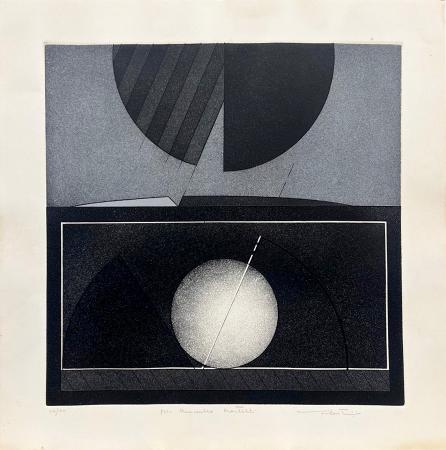 Art work by Walter Valentini Spazio  - lithography paper 