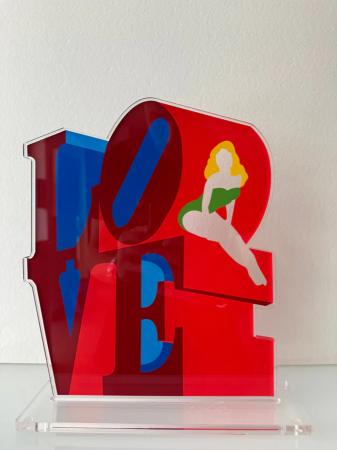 Quadro di Marco Lodola  Vintage Love  - serigrafia plexigas 